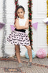 WHITE SLEEVES TOP & LADY BOSS SKIRT